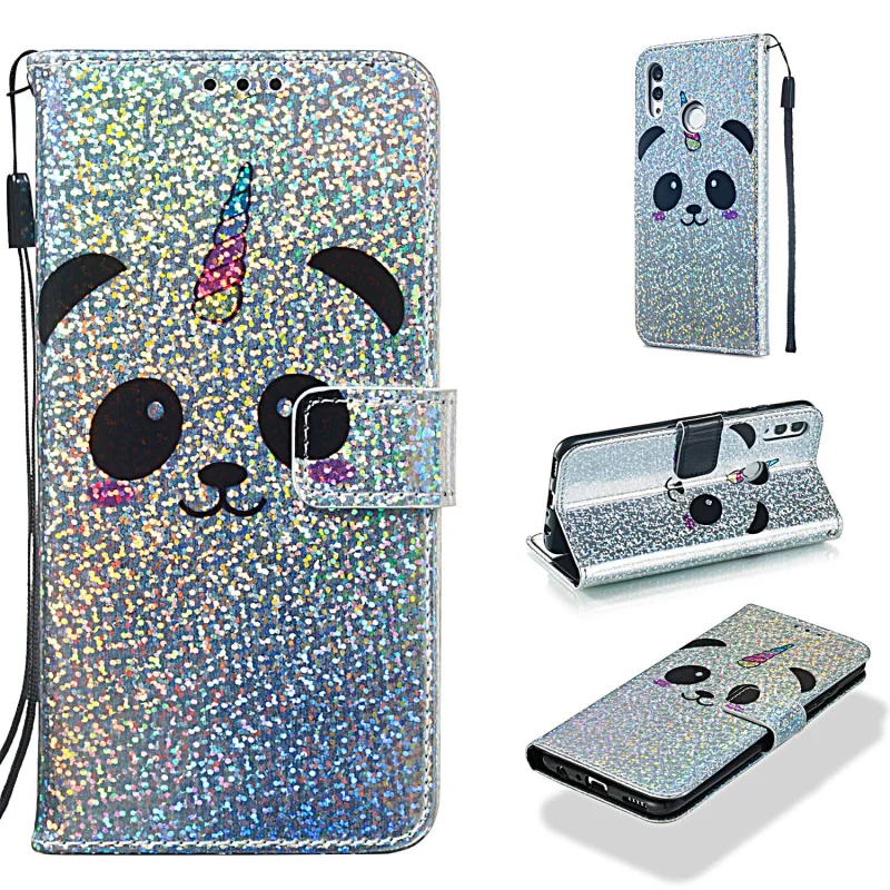 

For Huawei P Smart 2019 Case Unicorn Wallet Flip Patterned Flash Leather Phone Case for Huawei P Smart 2019 Cover Accessories