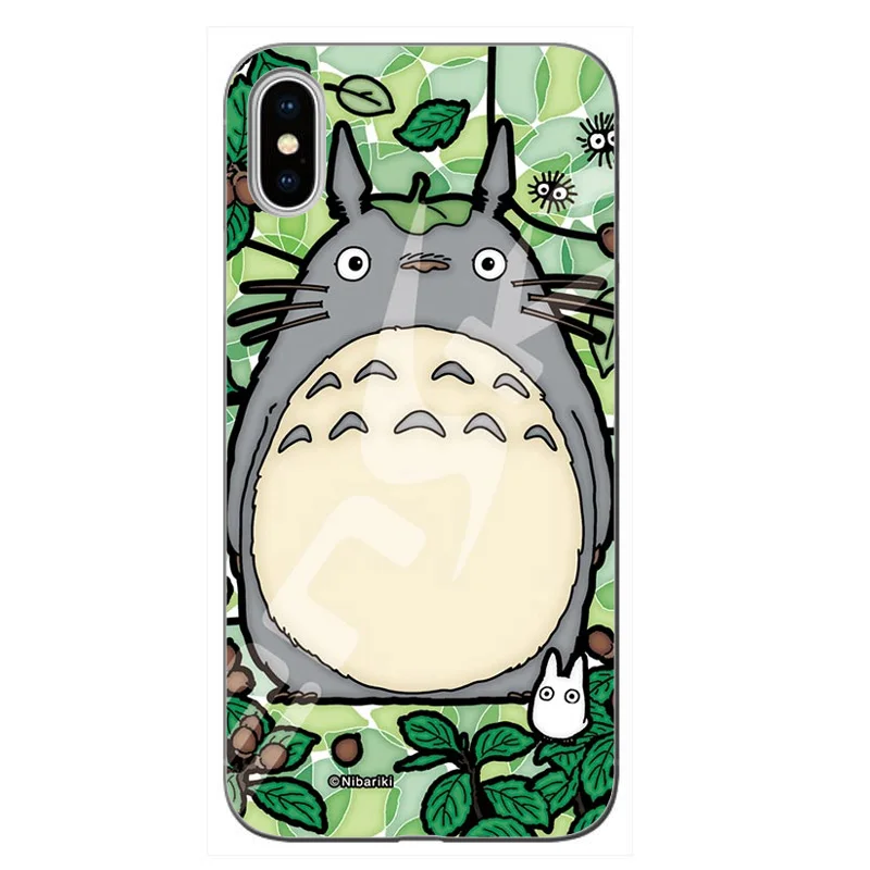 Мягкий силиконовый чехол для телефона с милым Тоторо Ghibli Аниме Миядзаки iPhone XS XR MAX
