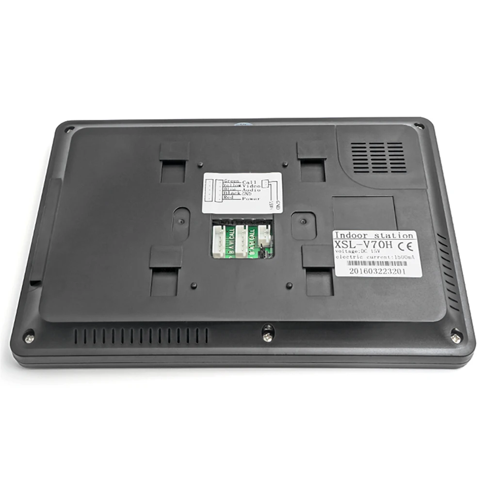 Новый 7 ''tft lcd Цвет видеомонитор домофон indoor Мониторы блок Экран без ИК Камера