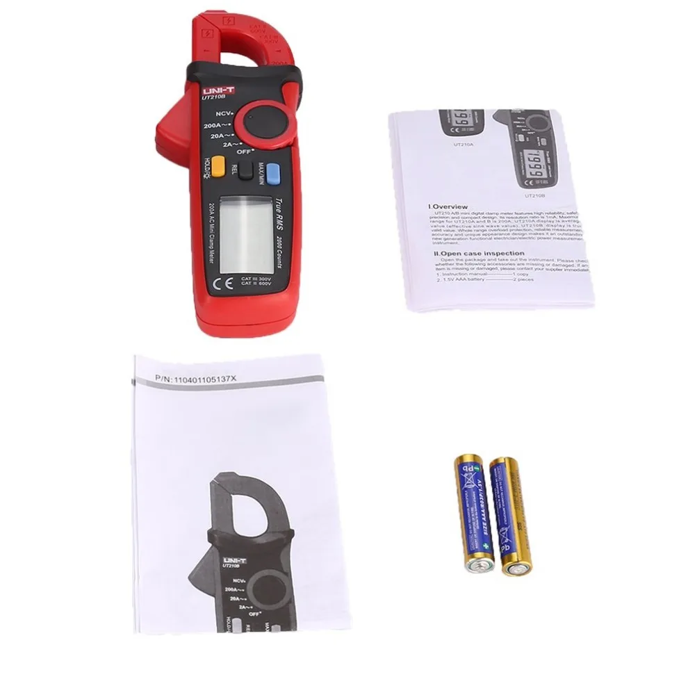 

Digital Clamp Meters UNIT AC Amp Mini Multimeter Ammeter Multitester Current Tester Probe NCV TRMS No Contact Portable Meter