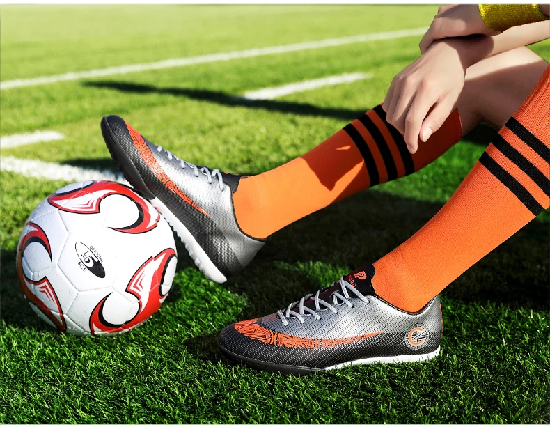 Натуральная Для мужчин мальчиков тренировочный SuperflyX VI Elite CR7 на открытом воздухе футбольные бутсы мышцы Водонепроницаемый Обувь для футбола для взрослых кроссовки для школы