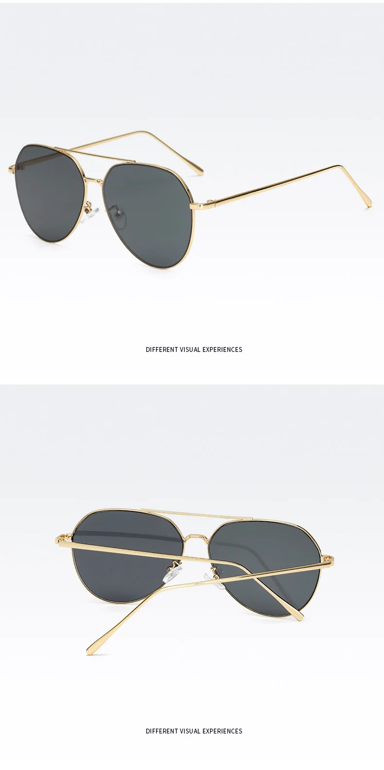 Новые модные зеркальные авиационные солнцезащитные очки с плоскими линзами для женщин, высококачественные стильные солнцезащитные очки для пилотов, женские и мужские очки с металлической оправой UV400
