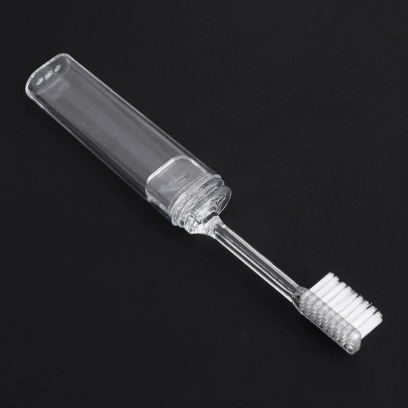 Портативная Складная Походная зубная щетка для путешествий, складная пластиковая зубная щетка