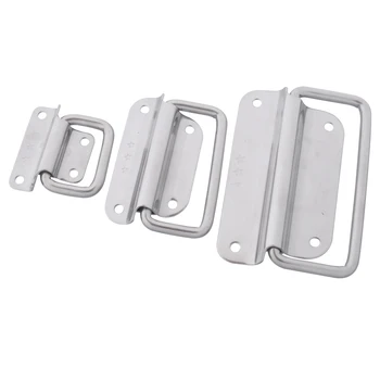 

304 Stainless Steel Folding Pull Handle for Cabine Kitchen Drawer Door S,M,L Handle Diameter 6mm