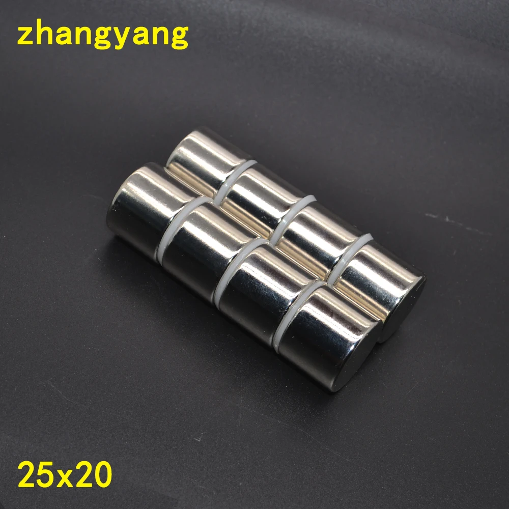 

1PC 25*20 Strong Round Magnets 25x20 25mm*20mm Rare Earth Neodymium Permanent Magnet N52 Powerful Magnet 25mm x 20mm