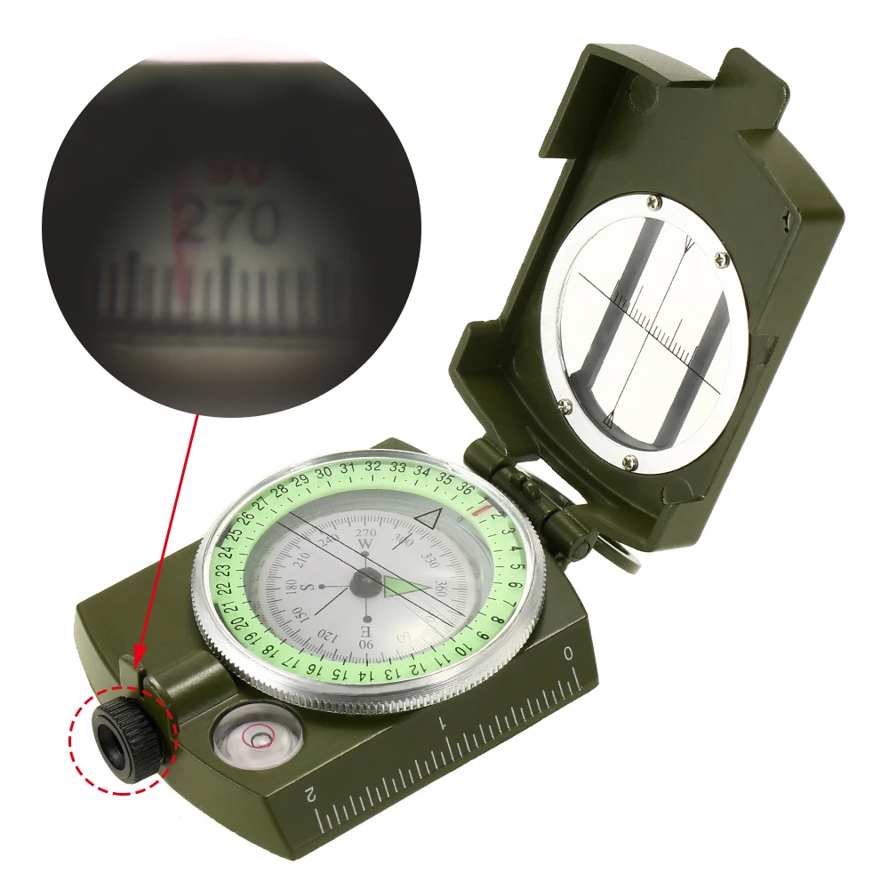 Открытый Campasses многофункциональный компас мини складной кемпинг позиционирование ориентирование планировка выживания дорожный набор на случай аварии инструмент