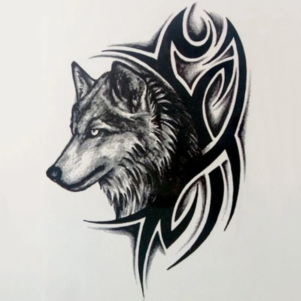 multi styles New Hot Water Transfer fake tattoo Waterproof Temporary Tattoo sticker men women wolf tattoo flash tattoo