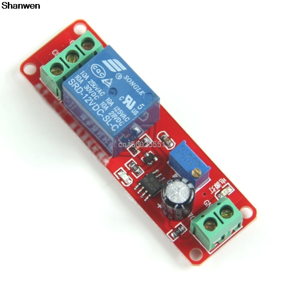 

BGEKTOTHNew DC 12V Delay Timer Switch Adjustable Module 0 to 10 Second