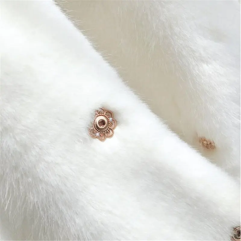 2018 Mink Fur Long Coat Women Winter Autumn Elegant Loose Casual Faux Fur Coat Women'S Coats With Artificial Fur A4025