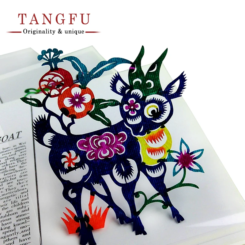 

New fun Design DIY Chinese Handmade Paper Cutting Gift Set/ Hand Painted Paper-cut for Window Decoration Cutting Paper Scrapbook