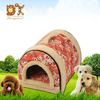 

DannyKarl Portable Dog Kennel Pet Supplies Teddy Dog Kennel Plush Cat Sleeping Bag Breathable Animal 60x45x45cm Pet Within 12kg