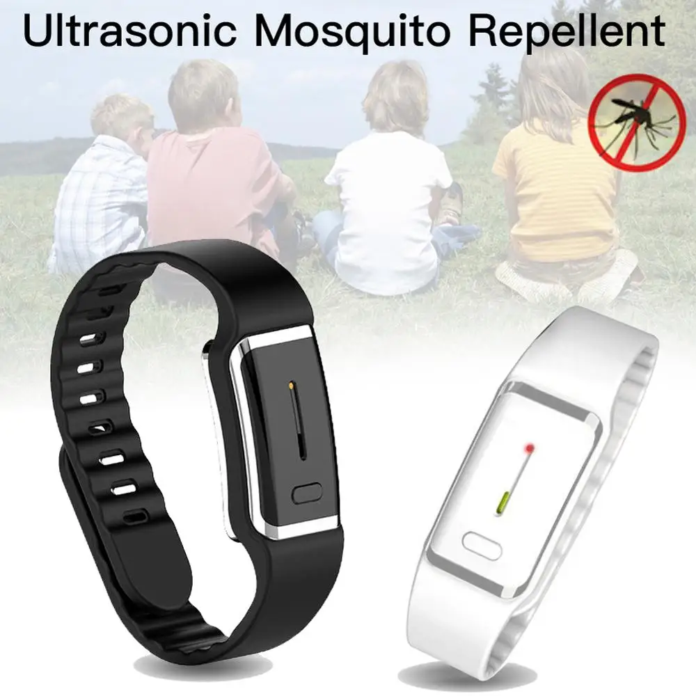 Pokich Ultrasound Mosquito Repellent Bracelet Electronic Bionic Wave Charging Anti mosquito Pest Control Wristband for Kid Adult|Repellents| - AliExpress