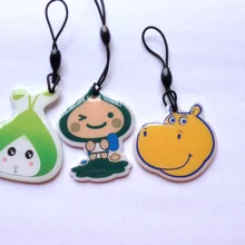 6 шт. 125 кГц RFID EM4305 ключевые бирки T5577 мультфильм жетон брелок записываемая близость смарт перезаписываемая карта копия клон дубликат