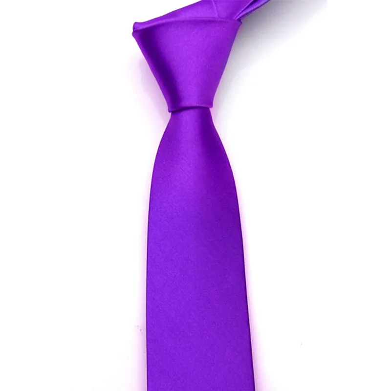 Модный яркий цвет 5 см галстук для мужчин и женщин тонкий узкий галстук свадебный бизнес Элитный черный/красный - Цвет: A30