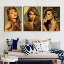 Супер Модель Gigi Hadid винтажный бумажный плакат настенная живопись украшение дома 42X30 см 30X21 см