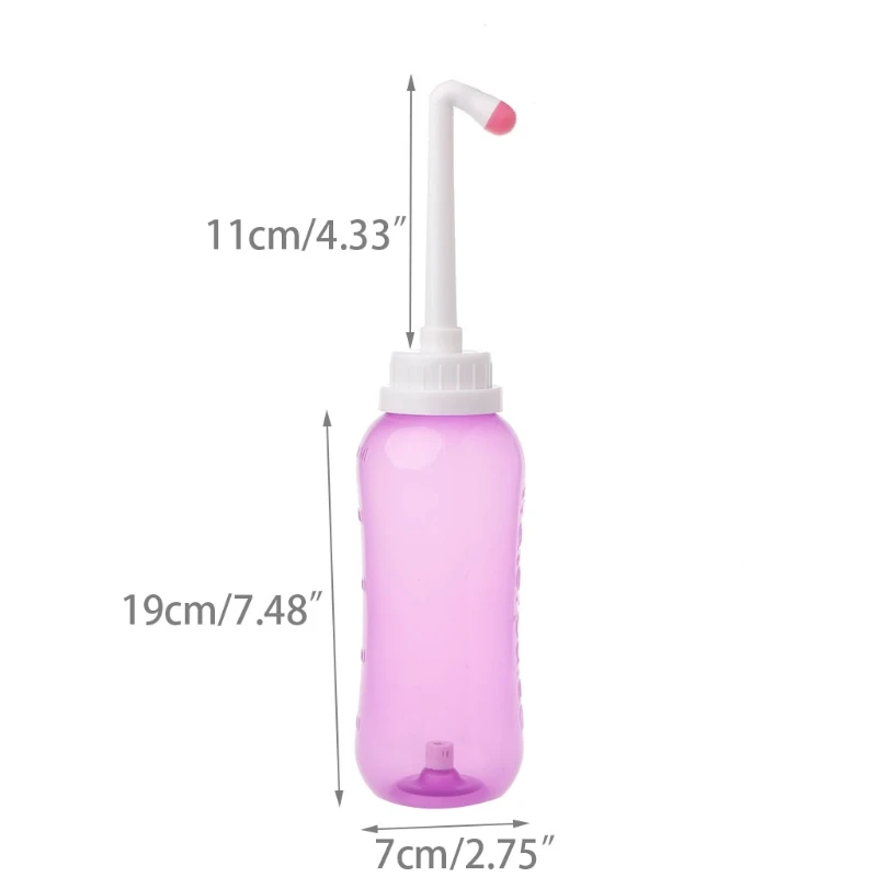 500 мл пластиковый розовый распылитель биде, персональный очиститель, гигиеническая бутылка, спрей для мытья, пустая портативная бутылка