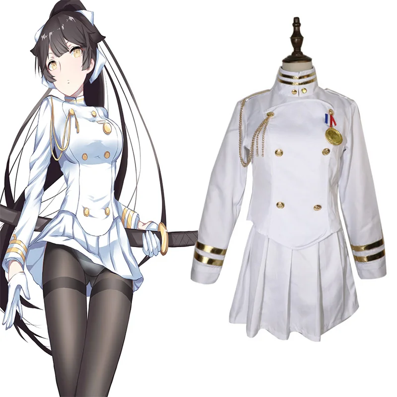 Игра Azur Lane Косплей костюмы Atago и Takao униформа Косплей Костюм Хэллоуин Рождественская вечеринка женские костюмы для косплея - Цвет: Takao