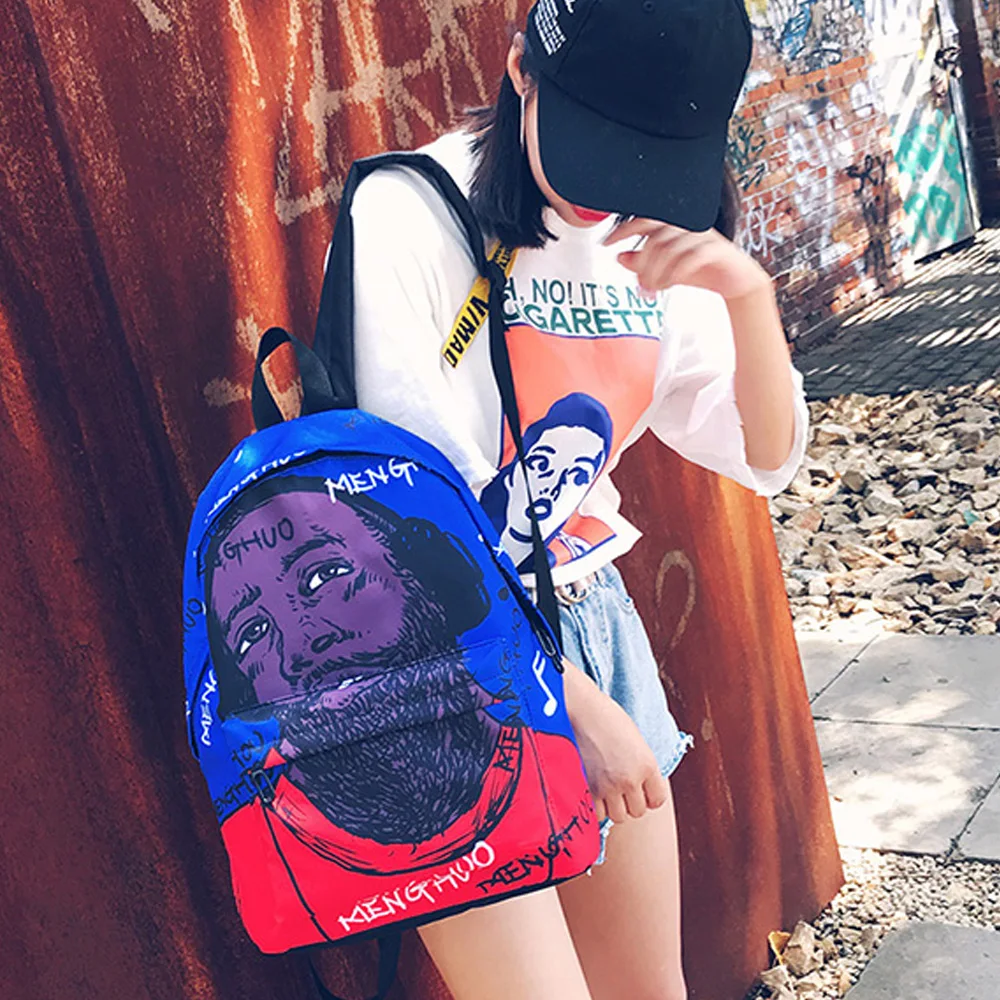 Menghuo las mujeres más Mochilas para 3D impresión mochila mujer de moda diseñador de bolsos de escuela chicas adolescentes hombres bolsa de viaje Mochilas Menghuo las mujeres más Mochilas para 3D impresión mochila mujer de moda diseñador de bolsos de escuela chicas adolescentes hombres bolsa de viaje Mochilas