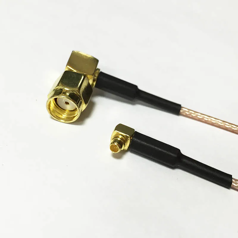 Wi-Fi-роутер адаптер RP штекер SMA Прямоугольный переключатель MMCX RA pigtail RG178 15 см