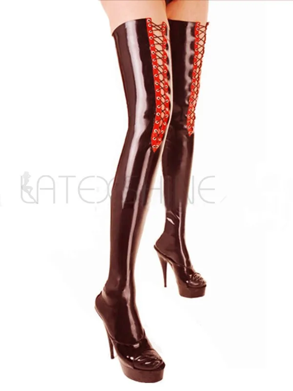 Sexy-Womens-Latex-Stockings-Tights-Highs