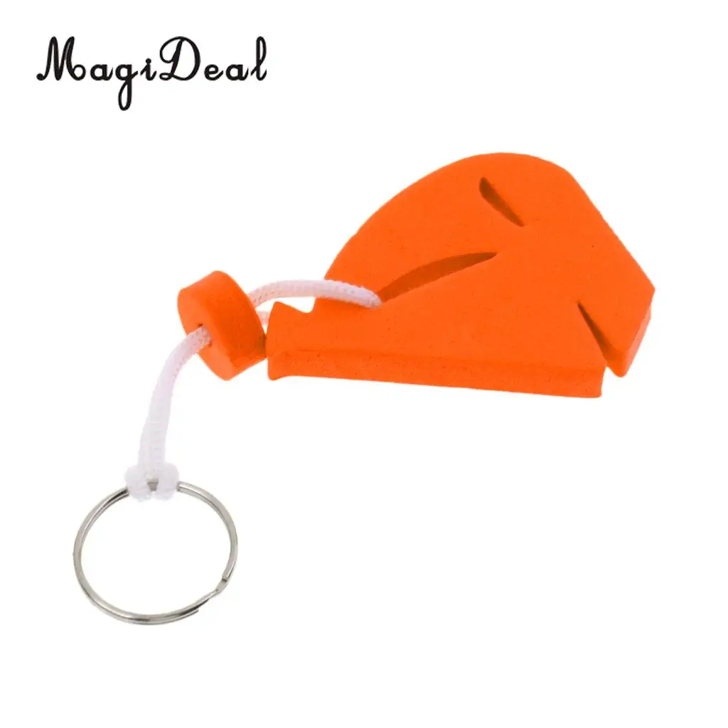 MagiDeal Yachting Boating Floating Key Chain Key Ring Keyring - Sailing Boat Orange/Yellow/Red