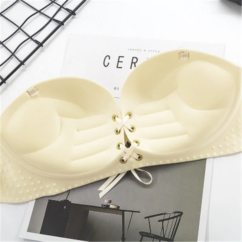 Sexy Women brassiere Bra Push Up Seamless Comfortable wire free Side Closure Convertible Straps