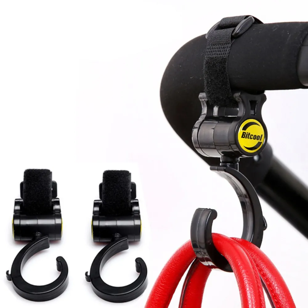 

2PS Stroller Hook Baby Stroller Accessories 360 Degree Baby Cart Pram Hooks Pushchair Hanging Carrier Holder