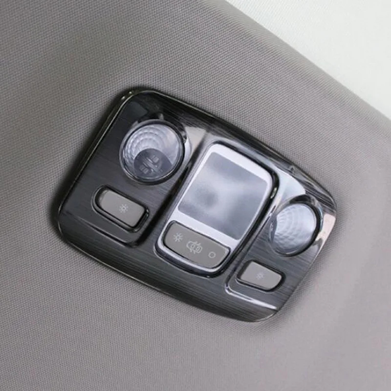 Tonlinker интерьерный светильник для чтения, наклейка для CITROEN C5AIRCROSS-19, автомобильный Стайлинг, 1 шт. ABS/наклейка на крышку из нержавеющей стали