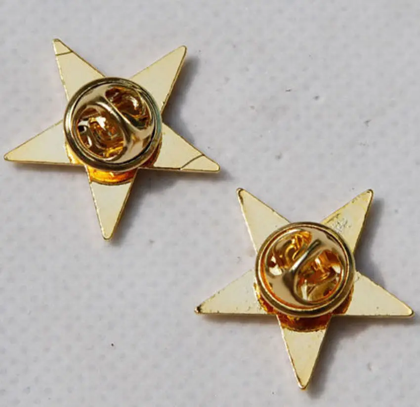 WW2 пара США армия одна звезда Brigadier общего ранга значки золото US147|us ww2|ww2 usbadge badges |