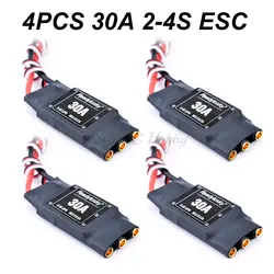 30A ESC электронный Скорость контроллер с 5 V/2A BEC Поддержка 2-4 S Lipo для S500 X500 Quadcopter Multicopter