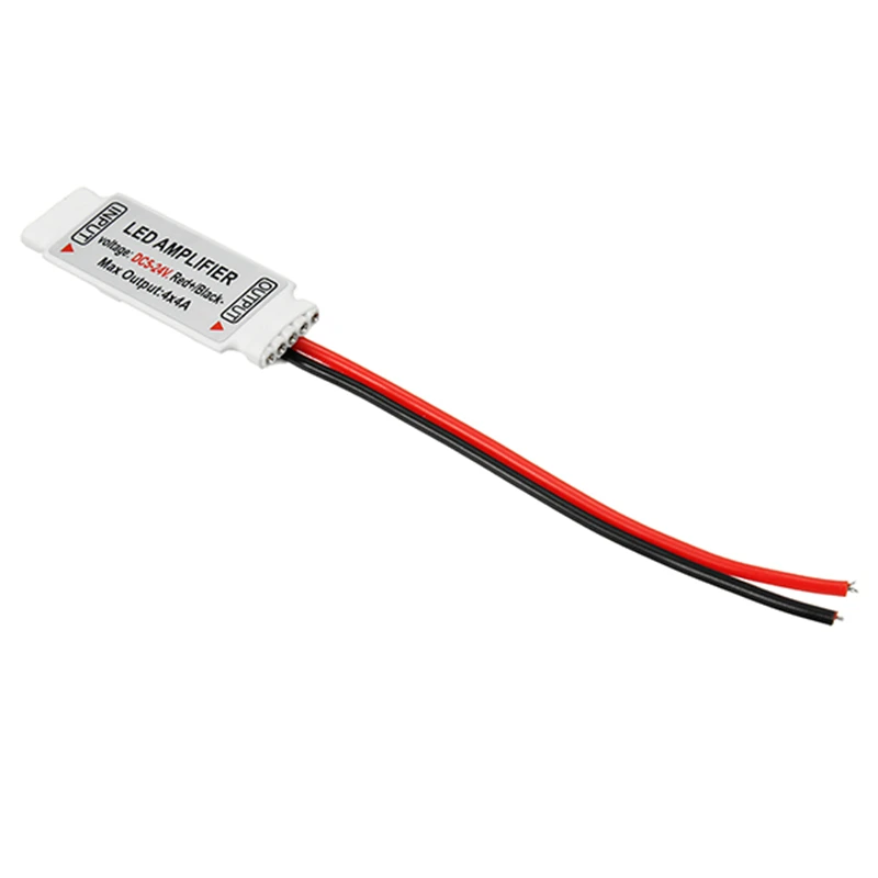 DC5-24V 4CH x 4A мини усилитель RGBW 5 pin контроллер для 5050 2835 RGBW светодиодный источник света ленты света PWM Репитер сигнала мобильного телефона хорошее качество