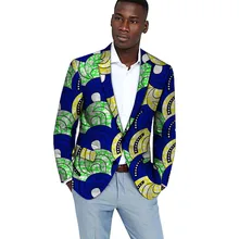Handsome dashiki suit customized men african blazer for party mens africa print jacket suit africa clothing to festival/wedding
