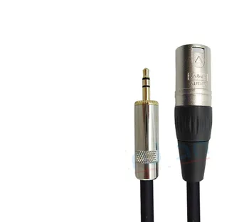 

Gold plated 3. 5 double track line to cannon Computer microphone cable Phone line Capacitor microphone line cannon line