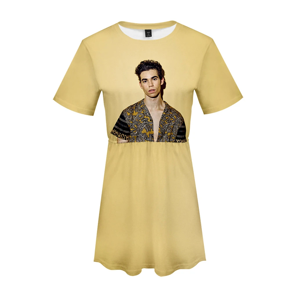 Платье Cameron boyce с 3D принтом женское летнее уличное платье Лидер продаж 2019