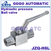Высокое качество гидравлического давления шаровой клапан JZQ-H6L M16* 1,5 наружная резьба углеродистая сталь высокого давления ручной тип Шаровой Клапан