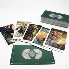 Дикий Таро на английском языке для новой версии Tarot карты Настольная игра карточная игра с мешком из дерева