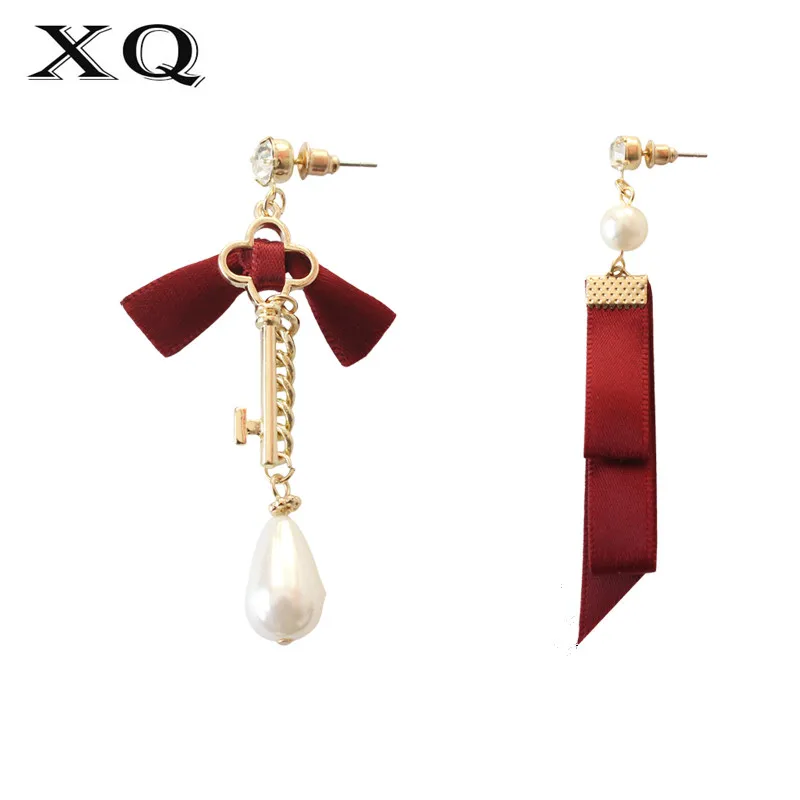 XQ Новые Креативные женские ювелирные изделия Модные атласные красные
