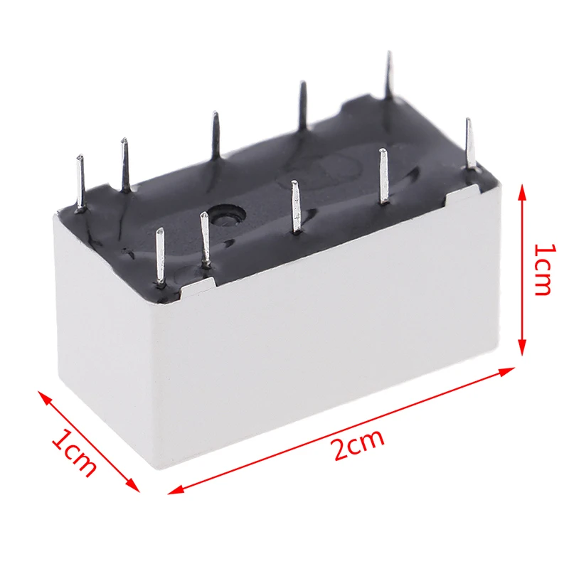 Новое поступление 12V Катушка бистабильным переключателем реле DPDT 30VDC 2A 1A 125VAC HFD2/005-S-L2-D действительно