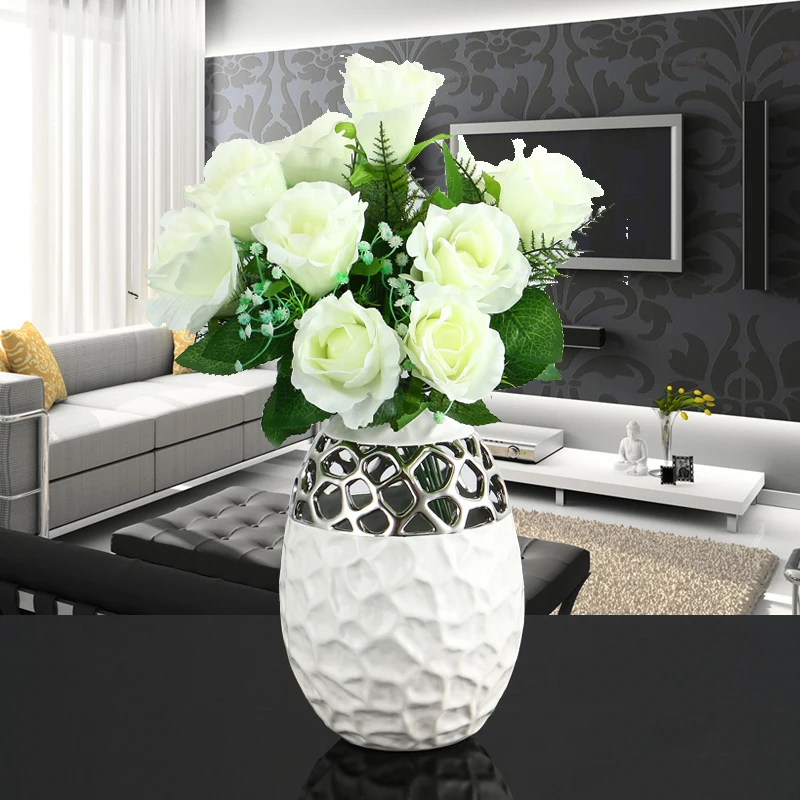 Классическая керамическая ваза современная модная для цветов домашнее