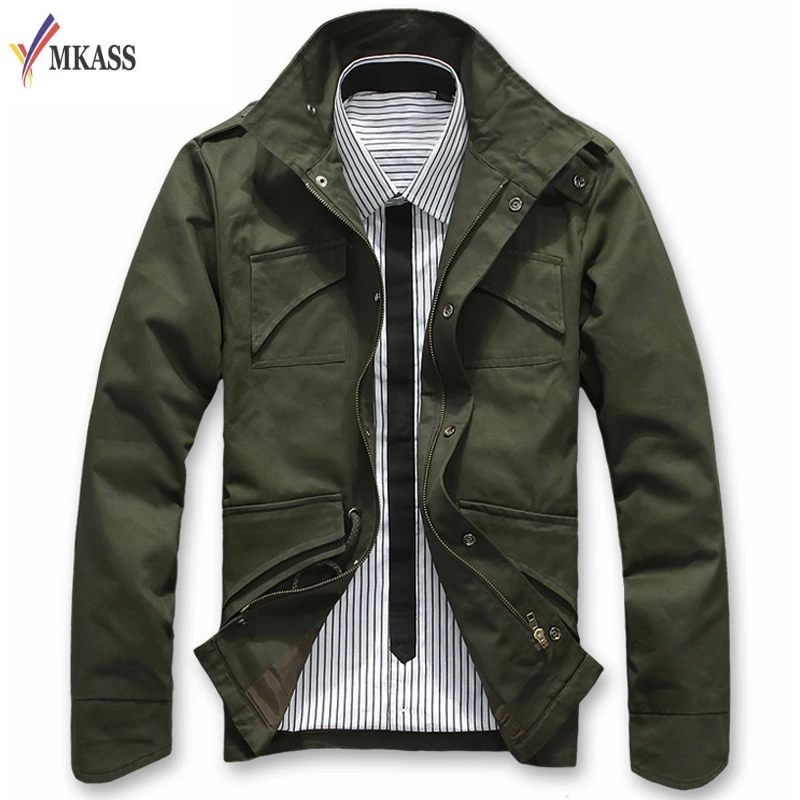 MKASS 2018 новые демисезонные военные армейские Куртки модные мужские повседневные