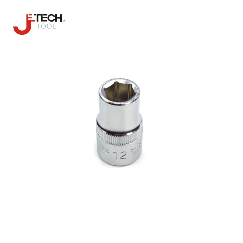 1//2-Inch Drive Shallow Impact Socket 6 points Cr-Mo Metric 11mm 2 pieces