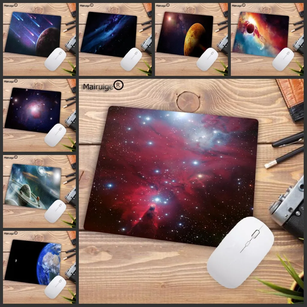 

Mairuige Big Promotion Space Planet Stars System Small Size Keyboard Mouse Pad PC Computer Mat Size for 18x22cm Decorate Desk