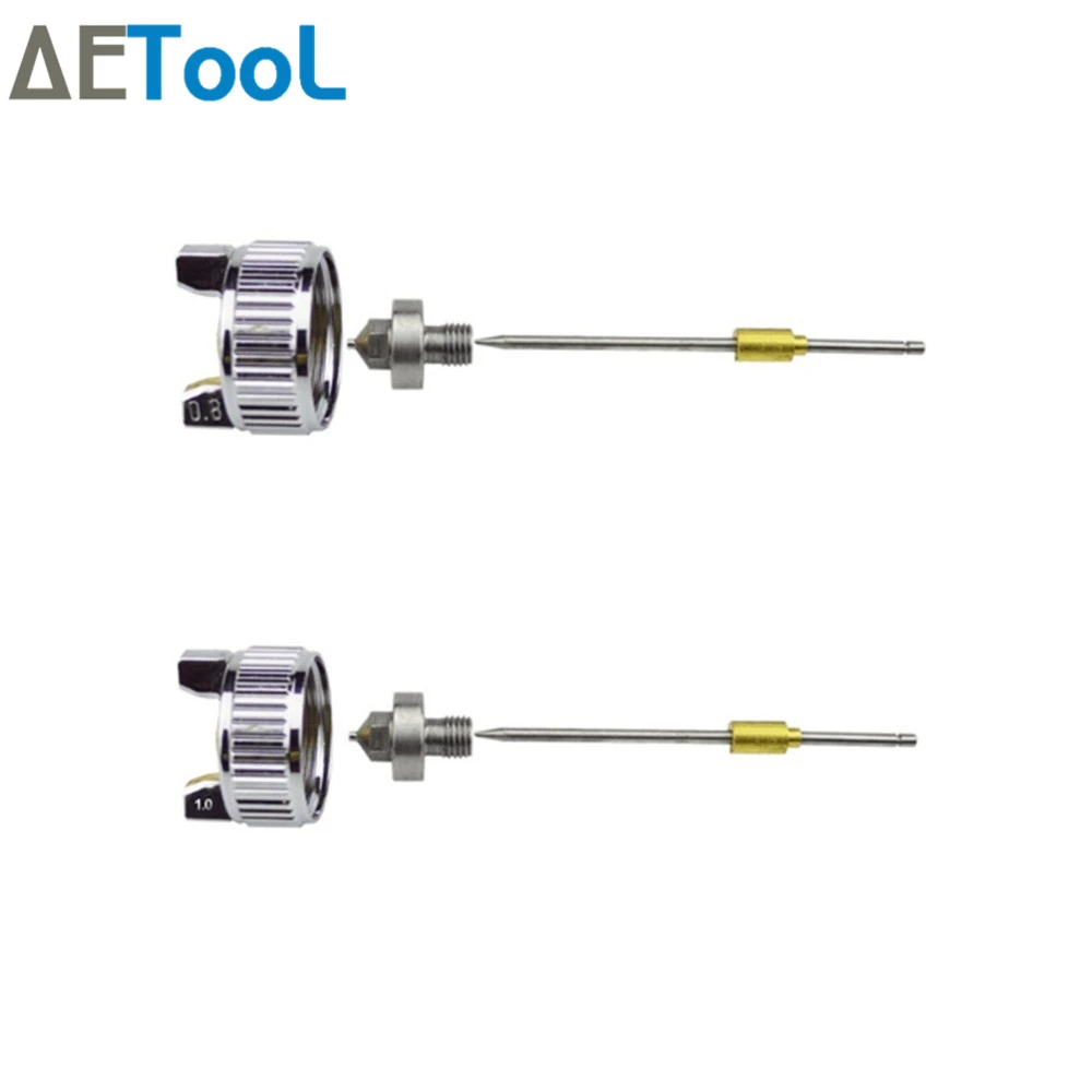 Профессиональный HVLP распылитель AETool 0,8 мм/1,0 мм сопло H-2000 распылитель краски мини-пульверизаторы Аэрограф для окрашивания автомобиля