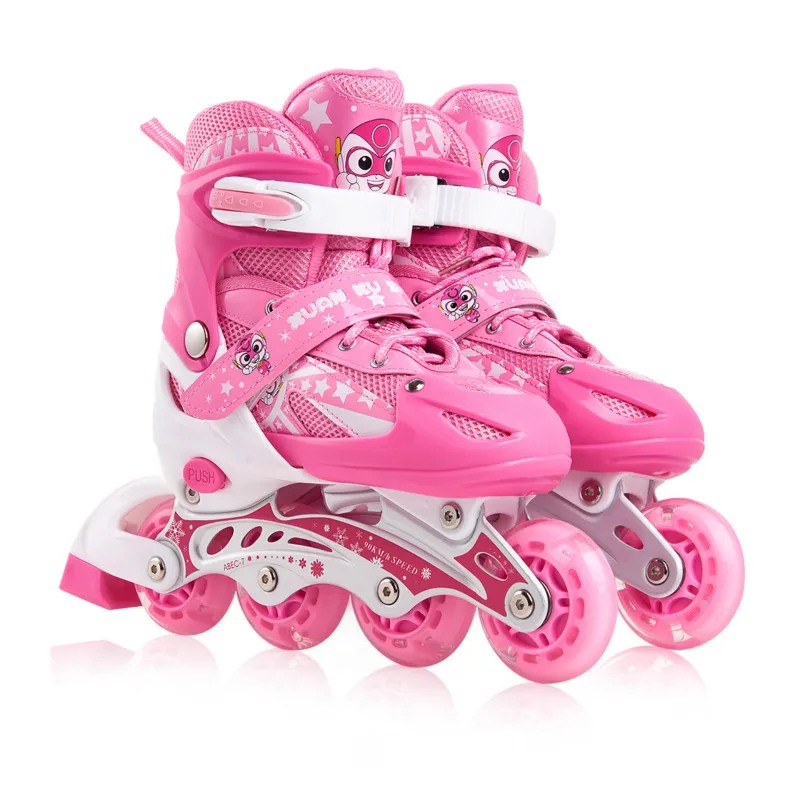 Authentic baby roller skates boy skates girl sweaty baby roller skaters