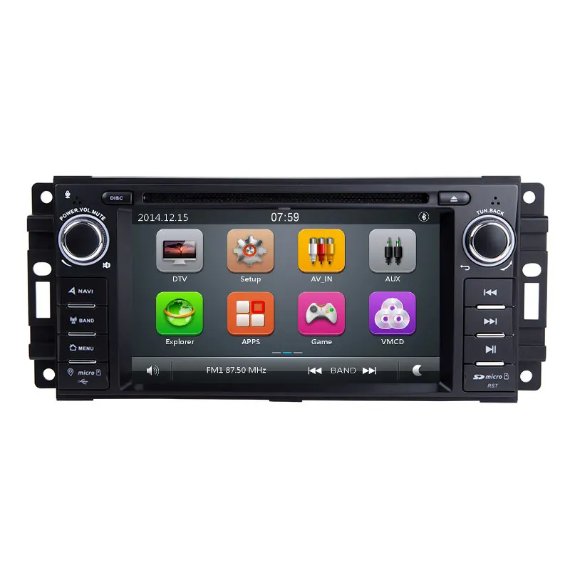 2 Din автомобильный DVD мультимедийный плеер для Jeep Grand Cherokee Chrysler 300C Dodge Ram Компас Патриот Sebring gps навигация Авторадио