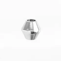 Ромб бисер 4/6 мм Малый Презентация бисера для DIY ожерелье браслет очаровывает кулон из нержавеющей стали оптовая продажа 200 шт