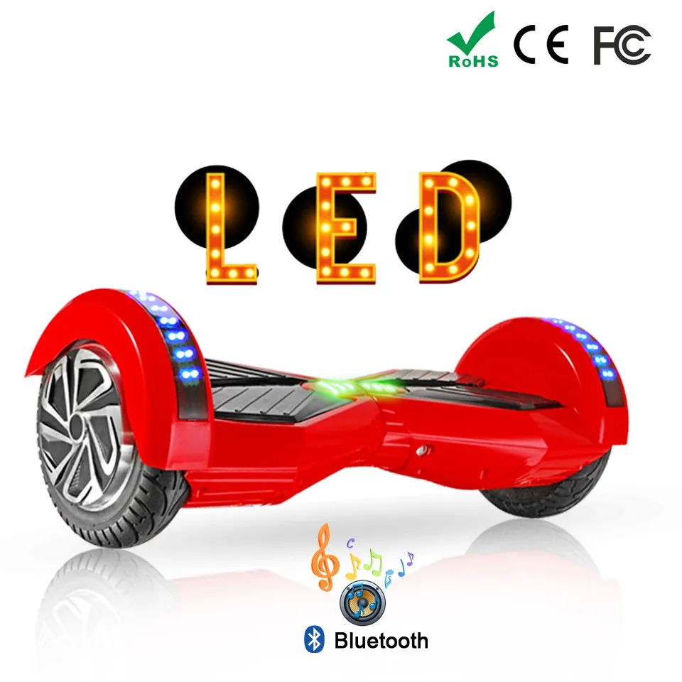 RED 6.5 inch 8.0 inch 10 inch Hoverboard Scooter With Bluetooth Patinetes Electricos Envio Gratis Rueda Bicicleta Electrica RED 6.5 inch 8.0 inch 10 inch Hoverboard Scooter With Bluetooth Patinetes Electricos Envio Gratis Rueda Bicicleta Electrica