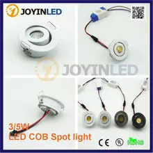 10 шт./лот DC12V Крытый встраиваемый COB мини шкаф Светодиодный точечный светильник