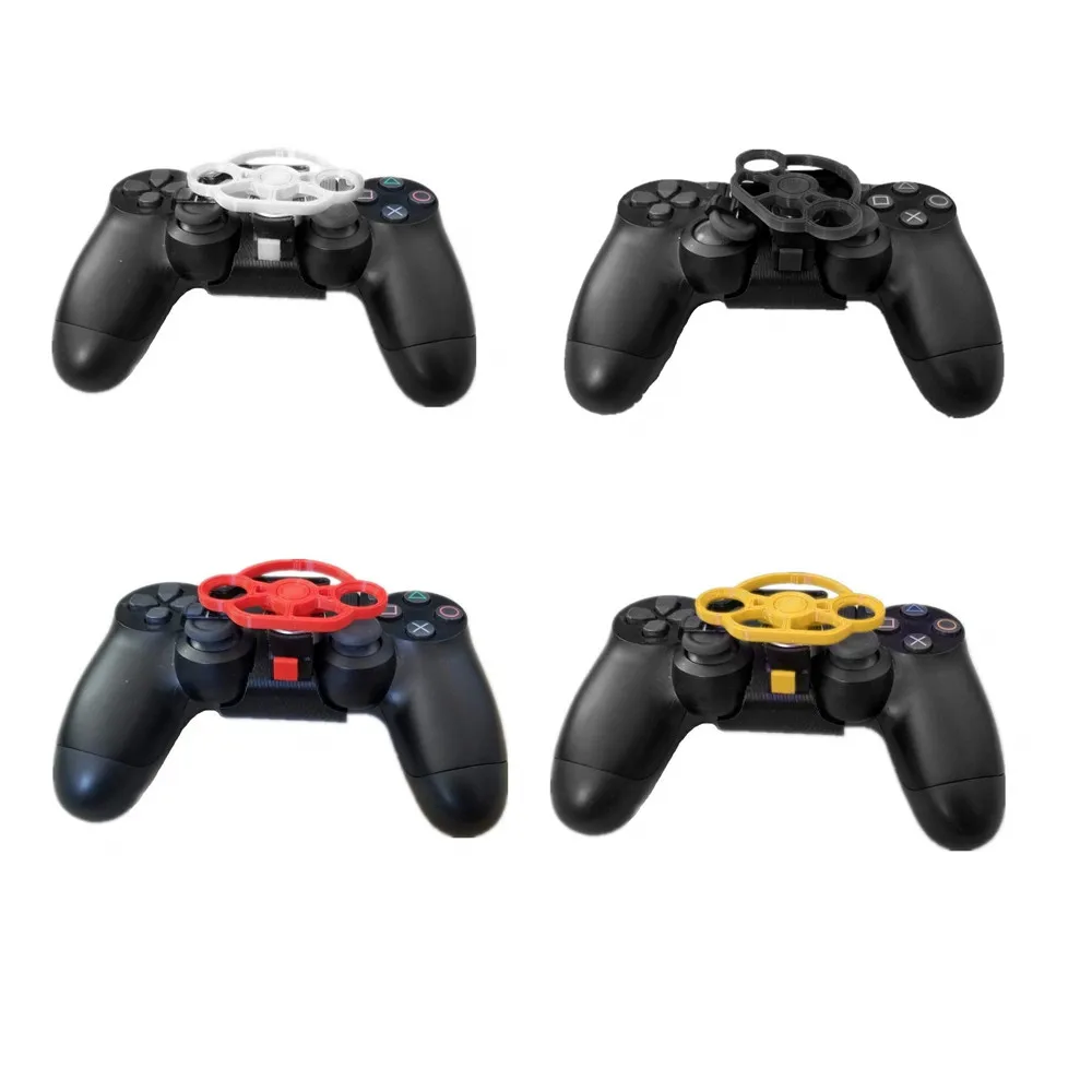 

Gaming Mini Racing Wheel 3D Printed for PS4 Controller