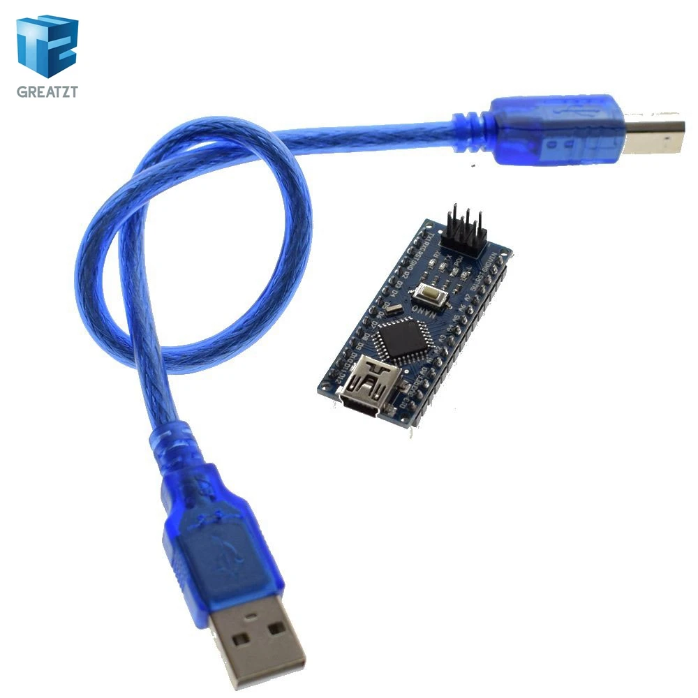 

10pcs Nano 3.0 controller compatible with Arduino nano CH340 USB driver with CABLE NANO V3.0